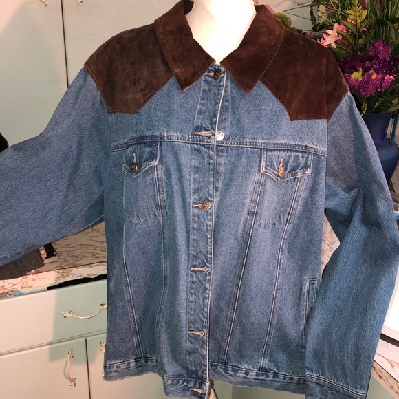 DENIM AND COMPANY Blue jean denim jacket WOT - Picture 1 of 4
